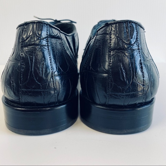 Franco Cuadra Genuine Hornback Crocodile Shoes - Picture 6 of 15